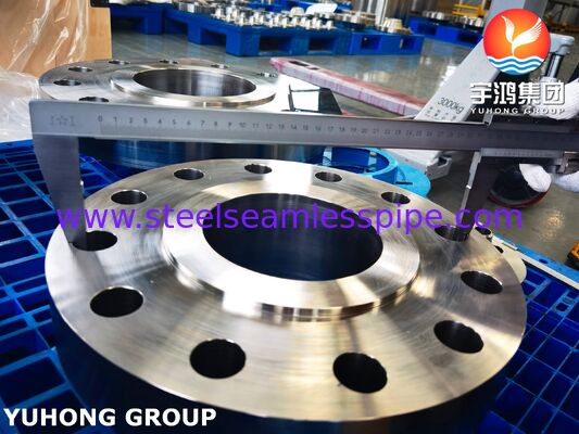 فلنج گردن جوشی ASTM B564 UNS N10276 / Hastelloy C276، سطح برجسته (RF) کلاس 150/300/600، برای شیرین سازی آب دریا