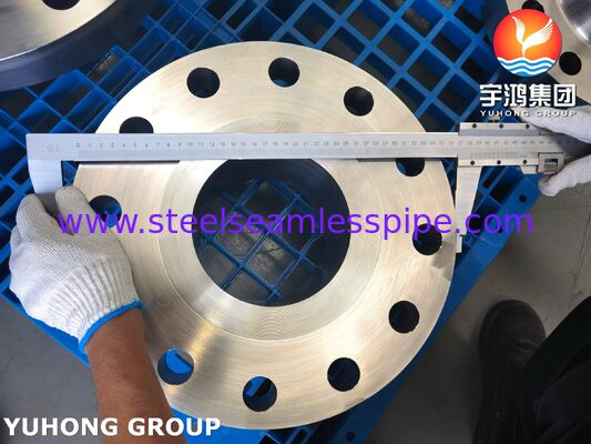 فلنج گردن جوشی ASTM B564 UNS N10276 / Hastelloy C276، سطح برجسته (RF) کلاس 150/300/600، برای شیرین سازی آب دریا