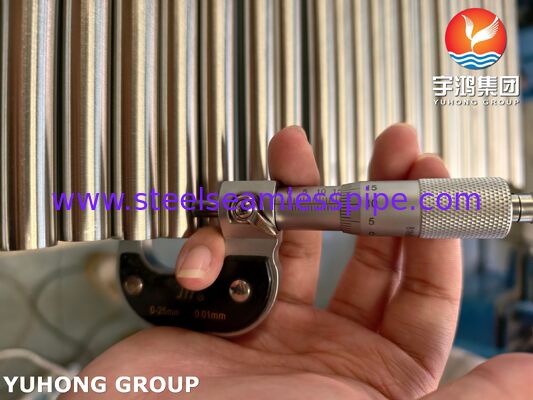لوله و آلیاژ نیکل بدون درز کندانسور و لوله‌های مبدل حرارتی ASTM B163 N08810 ASTM B163 UNS N08800، UNS N08810، UNS N08811، UNS N08825
