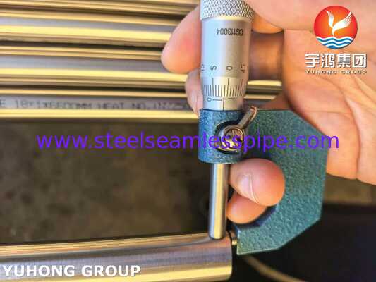 ASME SA269 TP316 لوله های روشن بدون درز از فولاد ضد زنگ برای صنعت نوشیدنی
