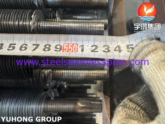 AL1060 آلومینیوم L-پای زخم Fin لوله بر روی ASTM A179 لوله پایه