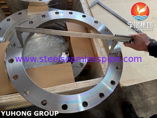 EN1092-1 Type 01A Plate Flange A182 F316L Stainless Steel Flange Flat Face Flanges