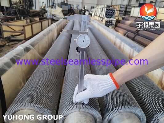 ASTM A312 TP304H لوله های دارای باله های دنده دار برای دیگ و مبادلات گرما