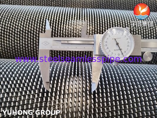 ASTM A312 TP304H لوله های دارای باله های دنده دار برای دیگ و مبادلات گرما