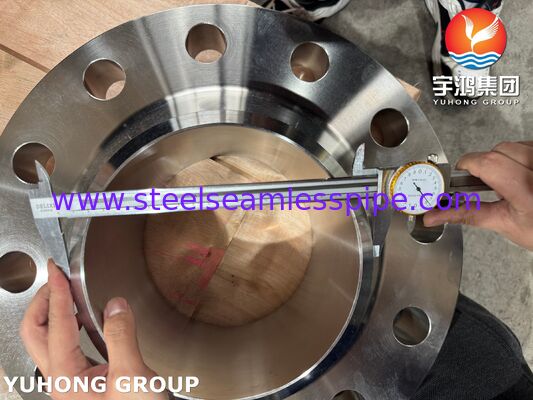 فلنج کور RF ASTM A182 F51 دوپلکس 2205 فورج شده، استحکام بالا، مقاوم در برابر خوردگی برای نفت و گاز