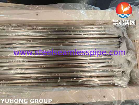 ASME SB163 UNS N02201 لوله آلیاژ نیکل بی سیم برای مبادله گرما و تهویه کننده