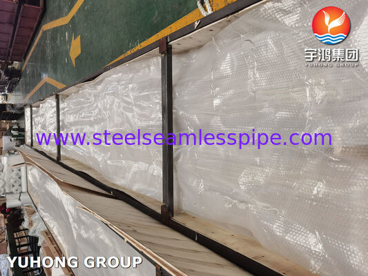 لوله U شکل بدون درز برنج آلومینیوم آرسنیک دار ASME SB111 C68700 با حمله برخورد