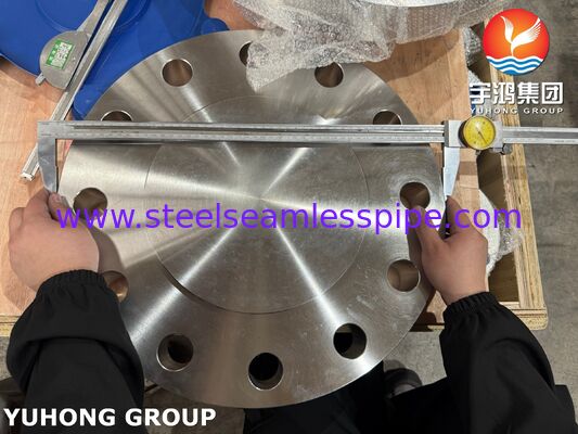 فلنج کور ASTM A182 F51 دوپلکس 2205 فلنج ASME B16.5 BLRF فلنج فولاد دوپلکس