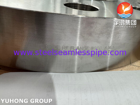 فلنج کور ASTM A182 F51 دوپلکس 2205 فلنج ASME B16.5 BLRF فلنج فولاد دوپلکس