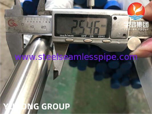 لوله بهداشتی استنلس استیل، ASME SA270 TP304 1.4301 بدون درز/جوشی و پولیش شده