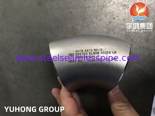 ASTM A815 UNS S32750 WP-S Elbow، Duplex Stainless Steel Pipe Fitting B16.9