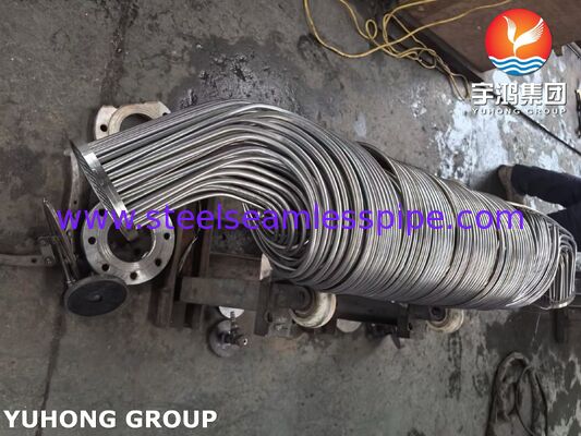 بسته ای از لوله های اسپیرالی از فولاد ضد زنگ ASME SA213 TP304/316L بسته ای از مبادلات گرما با کارایی بالا برای کاربردهای کریوجنیک و شیمیایی