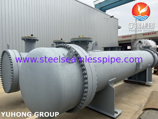 مبادله گرما لوله ثابت فولاد ضد زنگ با لوله های ASME SA213 TP304/316L و لوله های ASME SA182 F304/316L برای کاربردهای مقاوم به خوردگی
