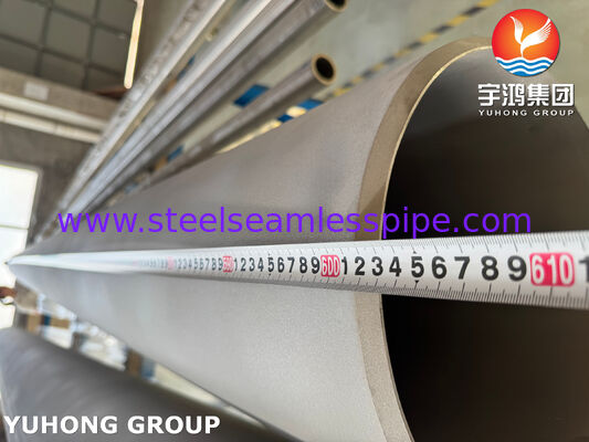 لوله جوش داده شده فولادی ASME SB725 UNS N04400 Monel 400 نیکل آلیاژی برای پروژه های دریایی نفت و گاز