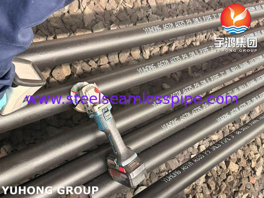 ASTM A335 ASME SA335 P9 لوله فولادی آلیاژ بدون درز مقاوم در برابر گرما برای تولید پتروشیمی و تولید برق