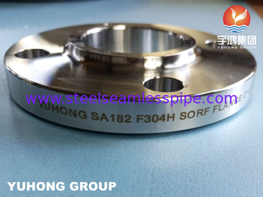 فلنج فولادی ضد زنگ RF فورج F304H Slip On Raised Face Flange
