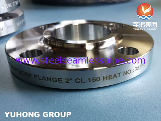 فلنج فولادی ضد زنگ RF فورج F304H Slip On Raised Face Flange