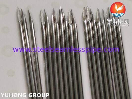 SS304 لوله سوزن دارویی فولاد ضد زنگ برای تزریق دارو 16G