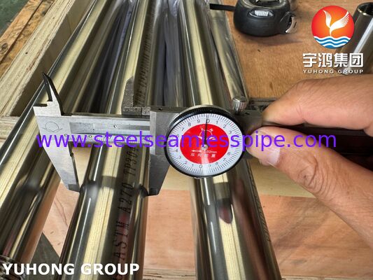 3A ASTM A270 TP304 لوله بهداشتی بدون سلسله از فولاد ضد زنگ برای تقطیر