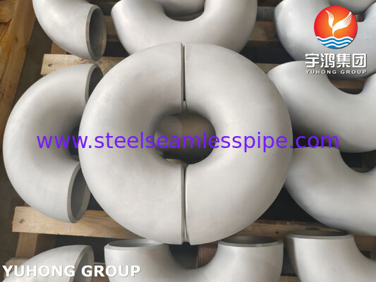 ASTM B366 UNS N06022 / DIN 2.4602 / Hastelloy C22 لوله لوازم جانبی 180° SR خم های بازگشت