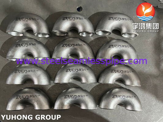 ASTM B366 UNS N06022 / DIN 2.4602 / Hastelloy C22 لوله لوازم جانبی 180° SR خم های بازگشت