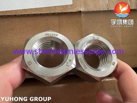 بست‌های سوپر دوبلکس ISO4017 S32205 2205 فولاد دوبلکس پیچ شش گوش مهره واشر