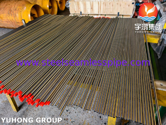 ASME SA789 UNS32205 S31803 لوله مبدل حرارتی بدون درز فولادی دوبلکس برای مبدل حرارتی، تصفیه آب، پردازش مواد غذایی