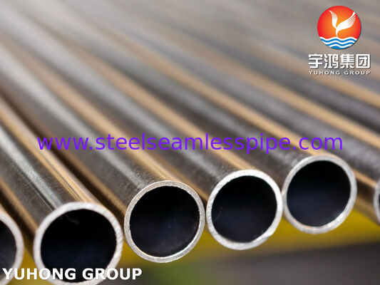 ASME SA789 UNS32205 S31803 لوله مبدل حرارتی بدون درز فولادی دوبلکس برای مبدل حرارتی، تصفیه آب، پردازش مواد غذایی