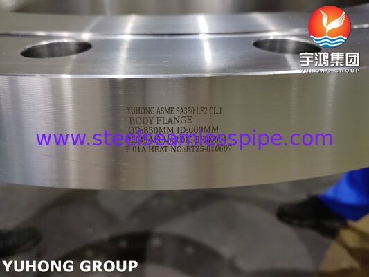 ASME SA350 LF2 CL.1 فلنج بدن جعل شده از فولاد کربن و آلیاژ کم برای دمای پایین