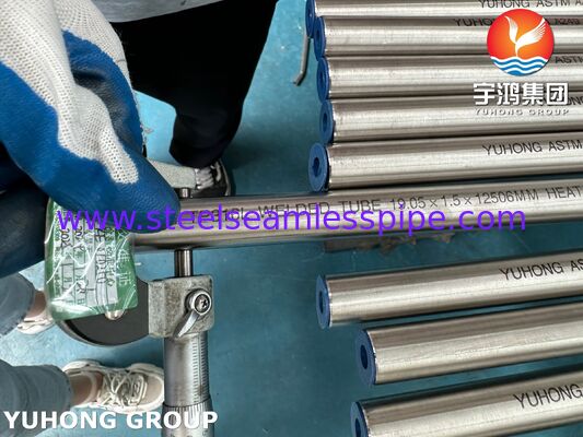 ASTM A249 / ASME SA249 TP316L لوله جوشیده از فولاد ضد زنگ روشن برای خنک کننده هوا