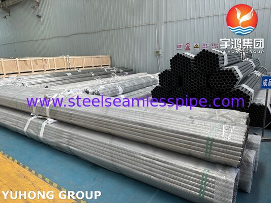 ASTM A249 / ASME SA249 TP316L لوله جوشیده از فولاد ضد زنگ روشن برای خنک کننده هوا