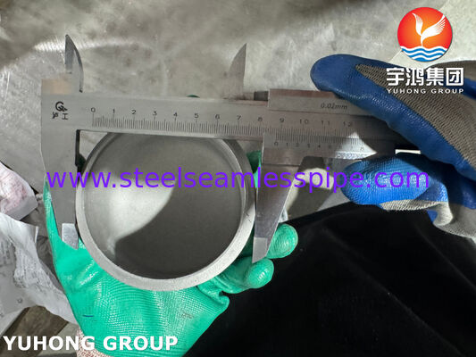 ASTM A815 WPS31803 کلاه لوله های فولاد ضد زنگ دو فلز دو فلز 2205 لوله های لوله