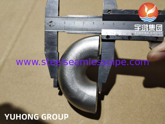 ASTM B366 HASTELLOY C22 UNS N06022 آلیاژ کم C-Ni-Mo-Cr جعل 180° SR خم خم خم خم خم خم خم خم