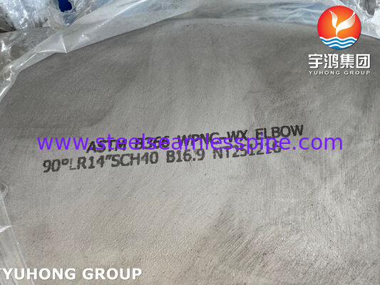 ASTM B366 WPNC Elbow UNS N04400 / Monel 400 لوازم لوله Buttweld 90 درجه LR