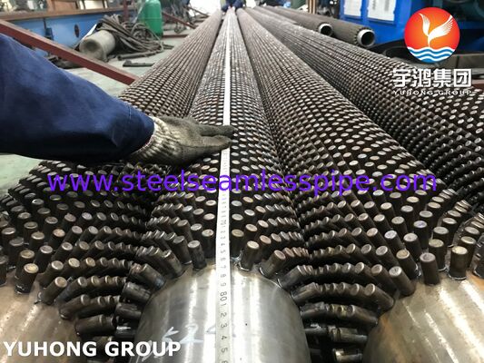 ASME SA335 P9 لوله های فلک دار برای بخاری های آتش سوزی
