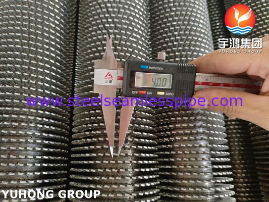 لوله های پره دار دندانه دار ASME SA192 برای سوپرهیتر و اکونومایزر