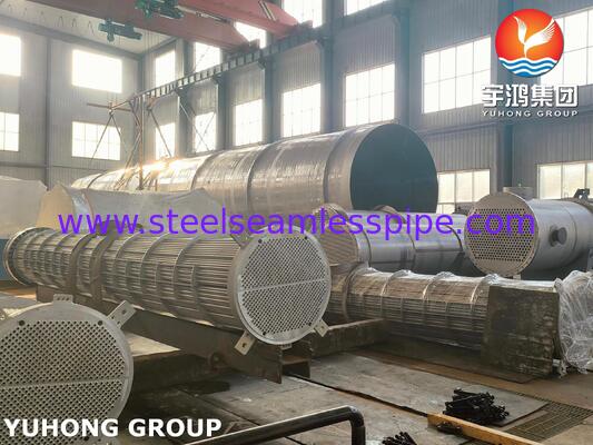 ASME SB516 شیل و لوله مبادله گرما Monel400 Clad Trim Condenser برای برج جوی