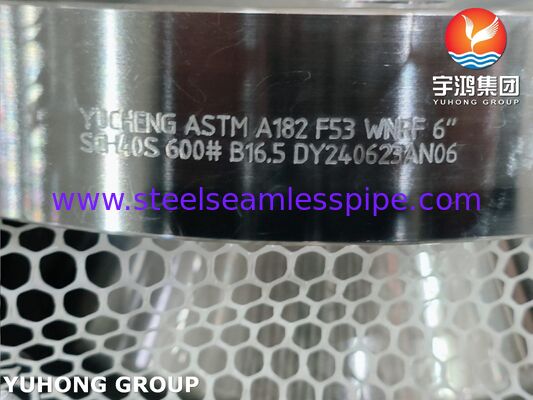 فرش دوگانه فوق العاده 2507 ASTM A182 UNS S32750 / F53 فرش گردن جوش دوگانه فوق العاده