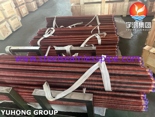 ASTM B111 C70600 لوله های بالدار اکستروژ شده برای مبادله گرما دریایی
