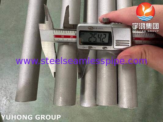 ASME SB163 N08825 لوله آلیاژ نیکل بی درهم برای مبادله گرما