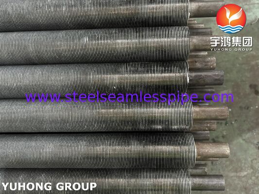 لوله های بالدار اکستروژ شده برای کاندنسرهای خنک شده با هوا (ASTM A192 + آلومینیوم 1060)