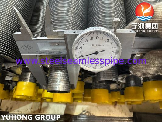 لوله های پره دار نوع KL برای مبدل های حرارتی هوا خنک – لوله های فولادی کربن ASME SA179