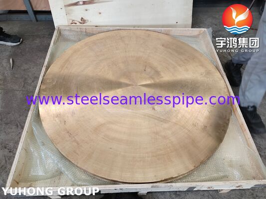 ASME SB171 UNS C46400 فلز برنج دریایی حلقه خالی سفالی آلیاژ مس