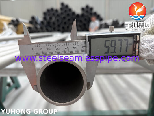 ASTM A312 TP304H 304L لوله بی سیم فولاد ضد زنگ برای کاربردهای شیمیایی و صنعتی