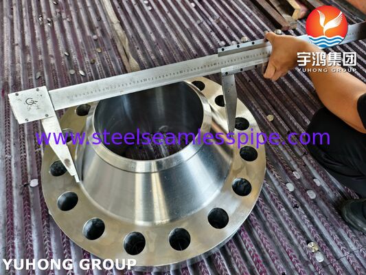 فلنج گردن جوشی ASTM A182 F347 / فلنج فولاد ضد زنگ EN 1.4550 WNRTJ
