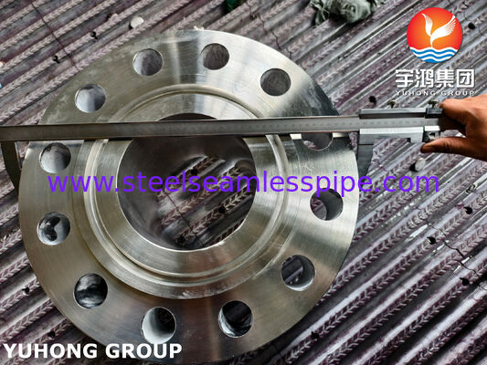 فلنج گردن جوشی ASTM A182 F347 / فلنج فولاد ضد زنگ EN 1.4550 WNRTJ