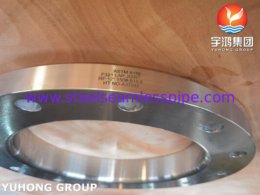 فلنج لب جوینت ASTM A182 F321 LTF فلنج فولاد ضد زنگ EN 1.4541 / 08Х18Н10Т
