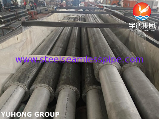 لوله های دارای باله های چروک دار ASTM A312 TP304H با عملکرد بالا برای تولید برق حرارتی