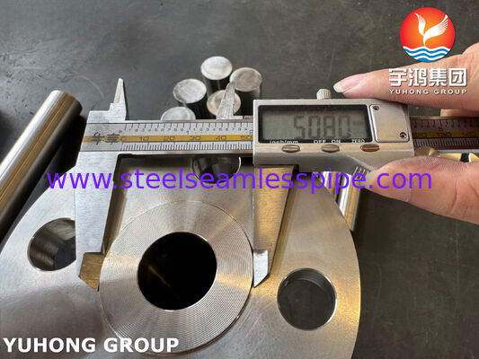 فلنج گردن جوشی بلند ASME SB462 UNS N10276 LWN Hastelloy C276 ASME B16.5
