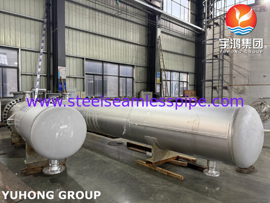 مجموعه لوله مبدل حرارتی TEMA BEM Shell and Tube ASME SA240 فولاد ضد زنگ 316